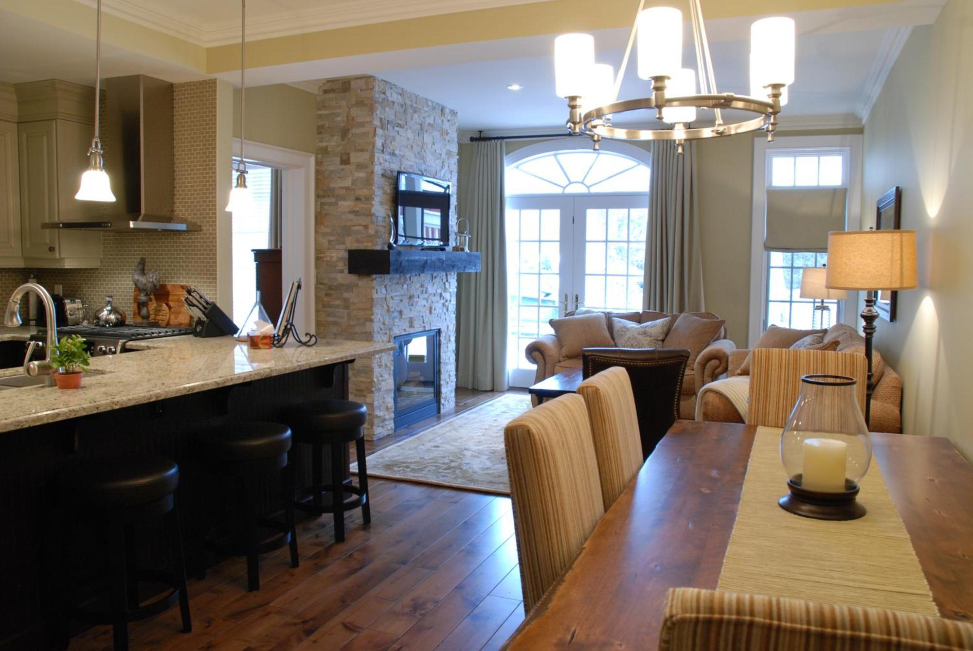 124 On Queen Hotel & Spa Niagara-on-the-Lake Εξωτερικό φωτογραφία A modern open-plan kitchen and dining room